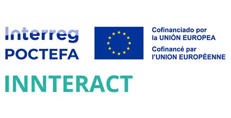 Logo Innteract POCTEFA proyecto investigación. CUN