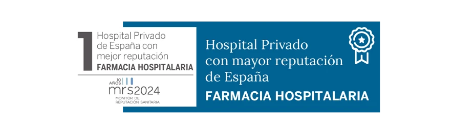 MRS 2024. Mejor hospital privado en Farmacia Hospitalaria. Clínica Universidad de Navarra