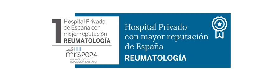 MRS 2024. Mejor hospital privado en Reumatología. Clínica Universidad de Navarra