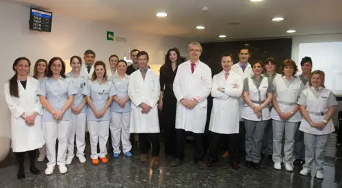 Foto del equipo del Departamento de Cirugía Oral y Maxilofacial
