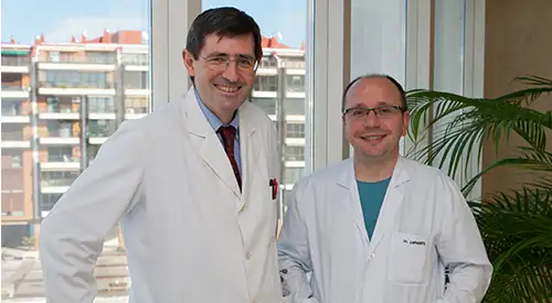 Dr. Gabriel Gastaminza y Dr. Alberto Lafuente Imagen de los doctores Gabriel Gastaminza y Alberto Lafuente de la Clínica Universidad de Navarra