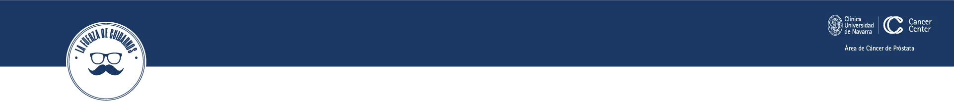 Imagen de la campaña La Fuerza de Cuidarnos, prevención del cáncer de próstata. Clínica Universidad de Navarra